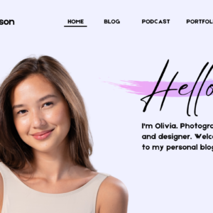 Modern Personal Portfolio Blog